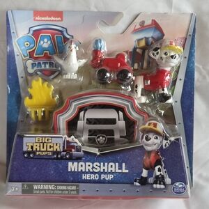 Nickelodeon Paw Patrol Big Truck Pups Hero Pup Marshall Figure NEW